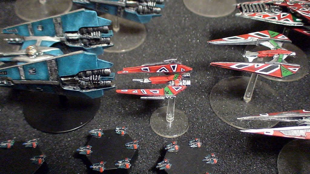My old A Call to Arms Babylon 5 works (Narn Regime) Spellscape Miniatures